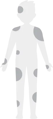 Full-body silhouette with the least amount of shaded areas across the body