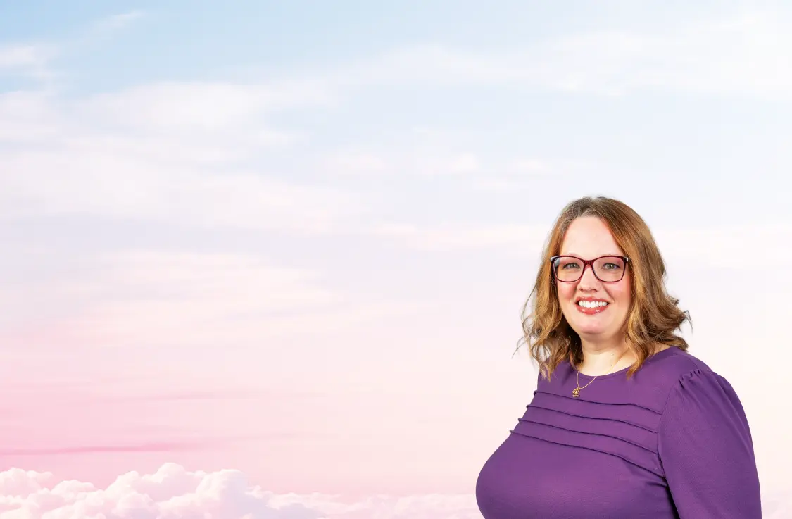 Caregiver ambassador smiling banner